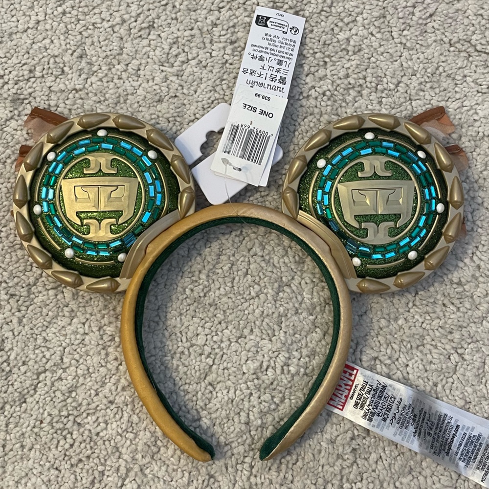 Wakanda Forever Disney Ears - new with tags!